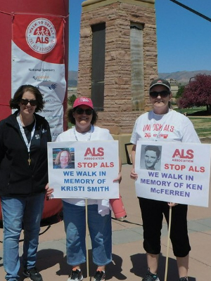 Tami, on the left, w/ Brenda and sister Stacy, member of GoGetters in 2023