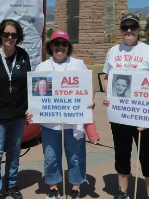 We walk for sister Kristi, Dad and others who have battled & are currently battling this disease