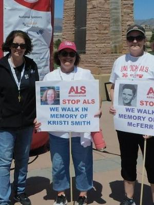 who I walk for, my dad and sister